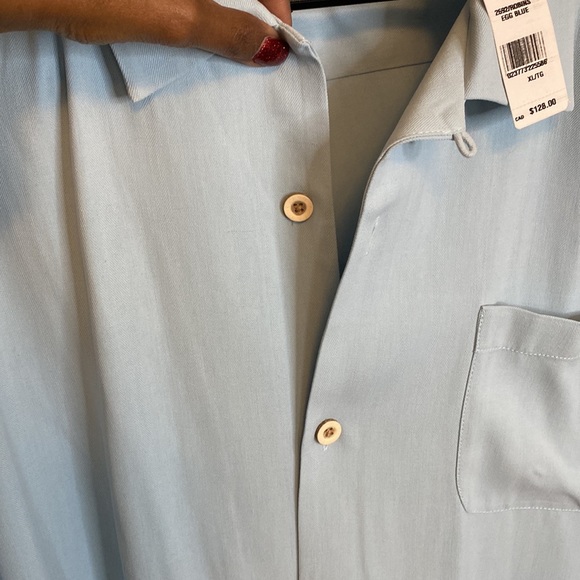 NWT Tommy Bahama Button Down Short Sleeve Shirt - Picture 3 of 4